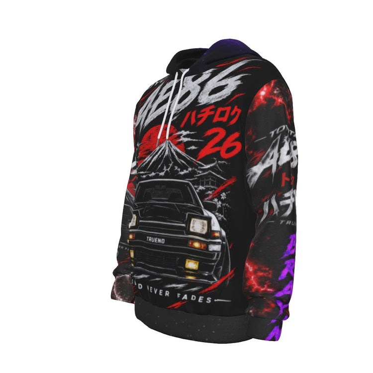 All-Over Print Men's Thicken Pullover Hoodie
