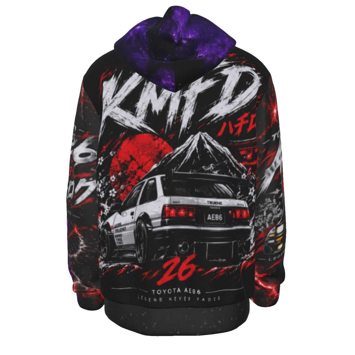 All-Over Print Men's Thicken Pullover Hoodie